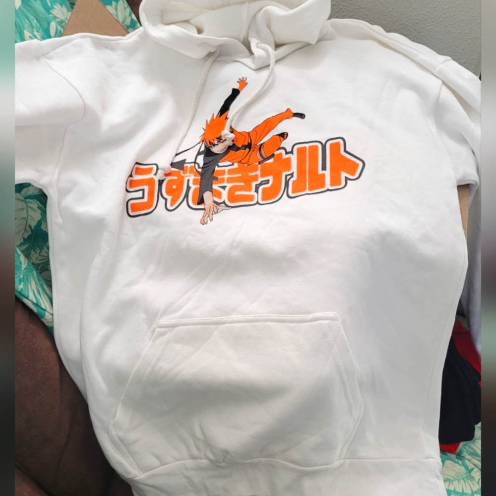 NARUTO SHIPPUDEN BY RIPPLE JUNCTION NWOT CHARACTERS HOODIE